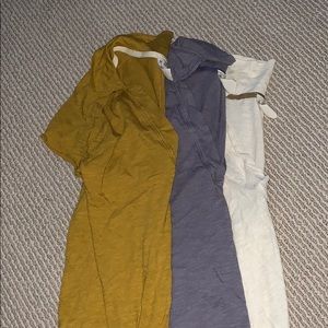 Free People Collared V Necks (Set of 3)